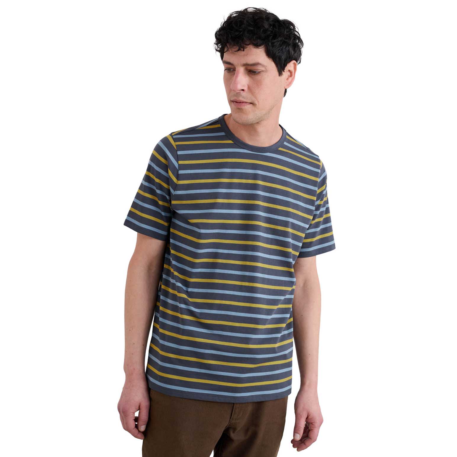 Seasalt Cornwall Seven Seas Sailor Tee Duet Breton Iron Ore